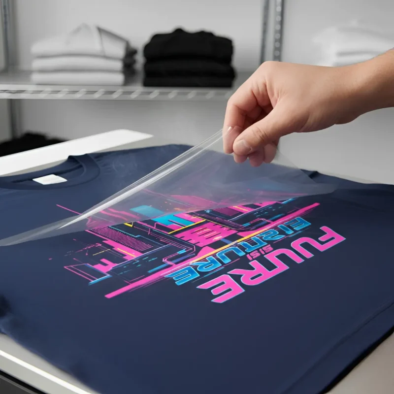 Heat transfer t-shirt print
