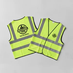 Print Mint Hi-Vis Vest Print