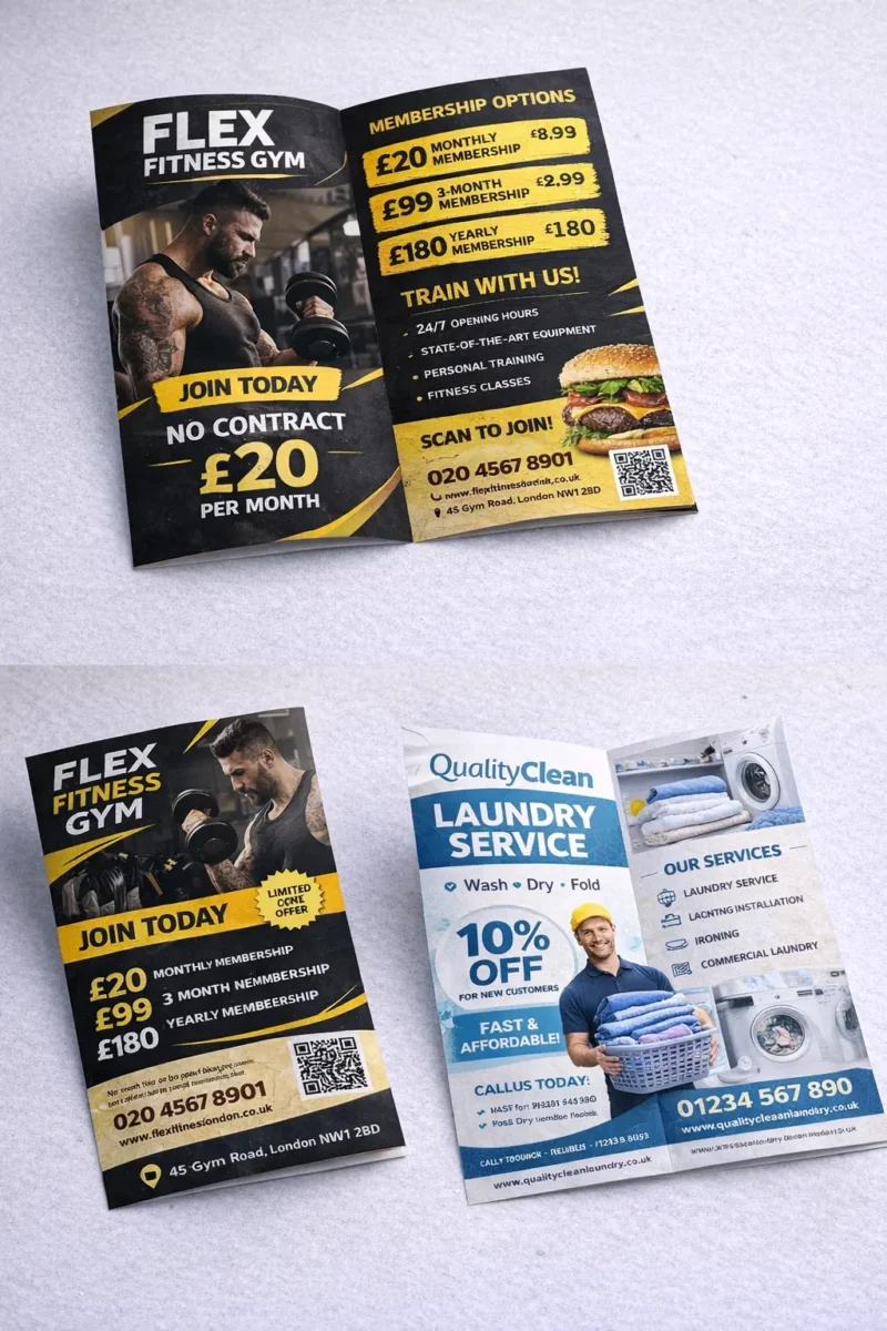 Print Mint Leaflets